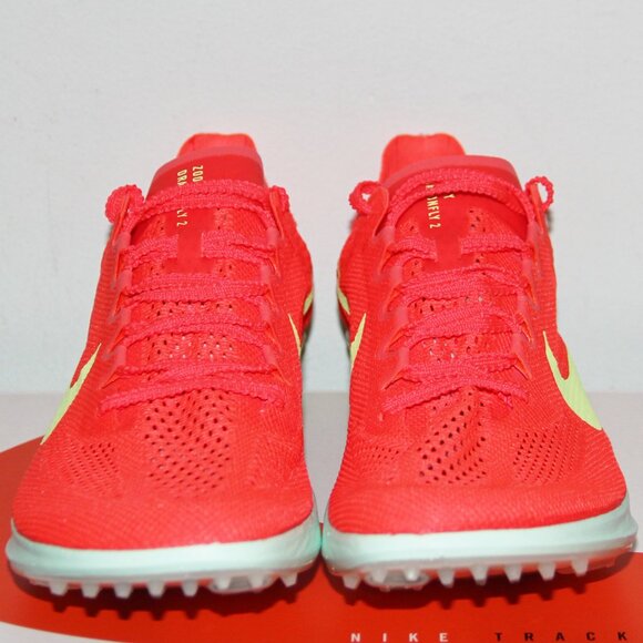Nike ZoomX Dragonfly 2 Track Spikes Mens 6.5 Womens 8 Crimson Lime - Picture 4 of 9